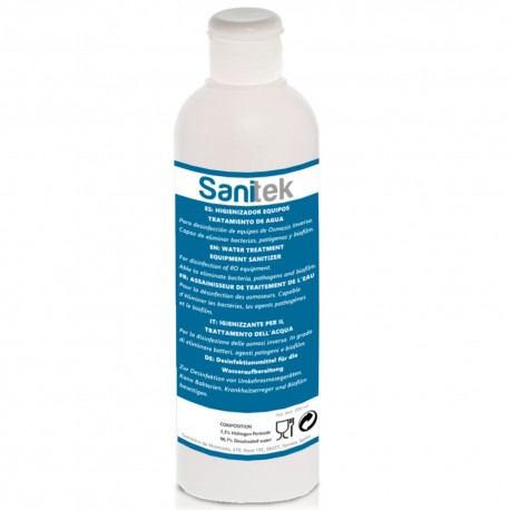 SANITEK-Desinfektionsmittel für Umkehrosmose und Einwegwasserquellen