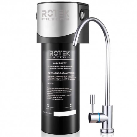 Untertisch-Wasserfiltersystem, das Schwermetalle, ROTEK