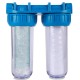 Doppelwasserfilter mit 1" Anschluss, Sedimentpatrone und CTO Aktivkohle