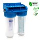 Doppelwasserfilter mit 1" Anschluss, Sedimentpatrone und CTO Aktivkohle